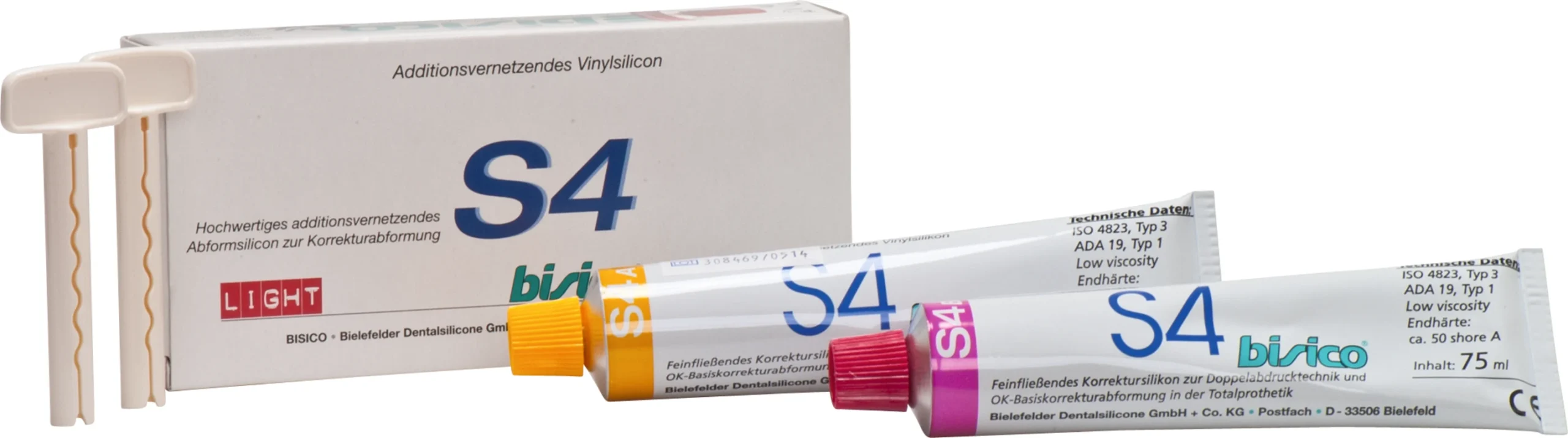 S4 Packung 2 x 76,5 ml Tube light