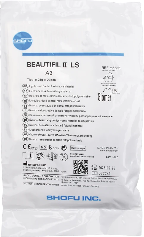 BEAUTIFIL II LS Packung 20 x 0,25 g Tip A3