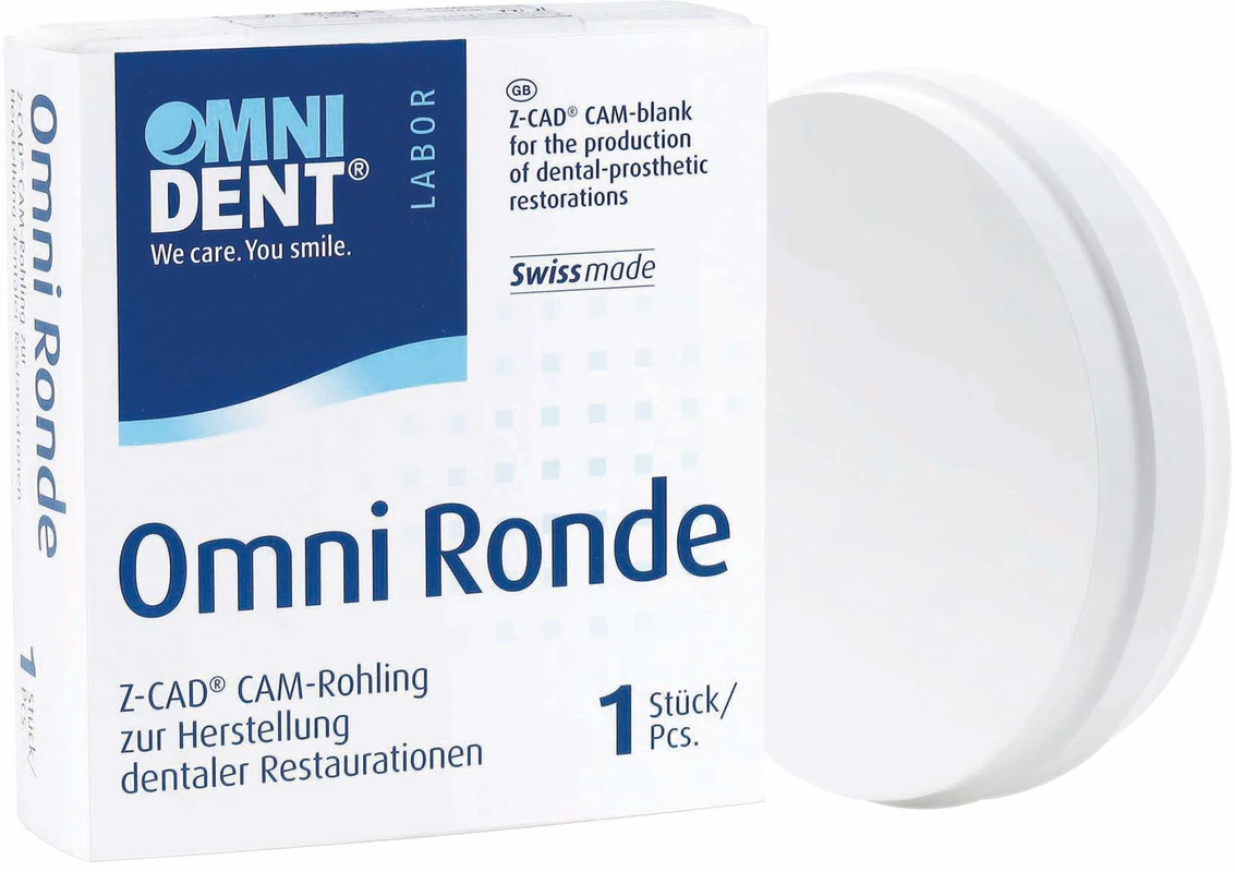 Omni Z-CAD HTL Ronden Stück Ø 98,5 mm, H 25 mm, B3