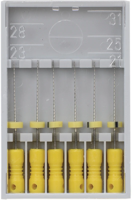 Hedströmfeilen 174 Packung 6 Stück gelb, 21 mm ISO 020