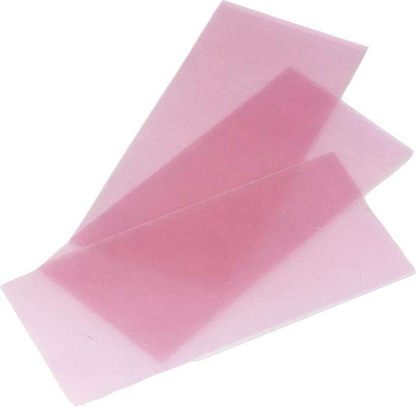 SHURWax Packung Basisplattenwachs rosa, 500 g, 150 x 75 x 1,5 mm, Sommerwachs x-hart