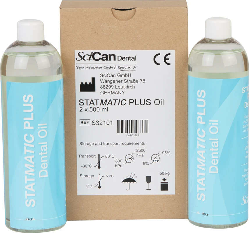 STATMATIC PLUS Dental Oil Packung 2 x 500 ml Dose