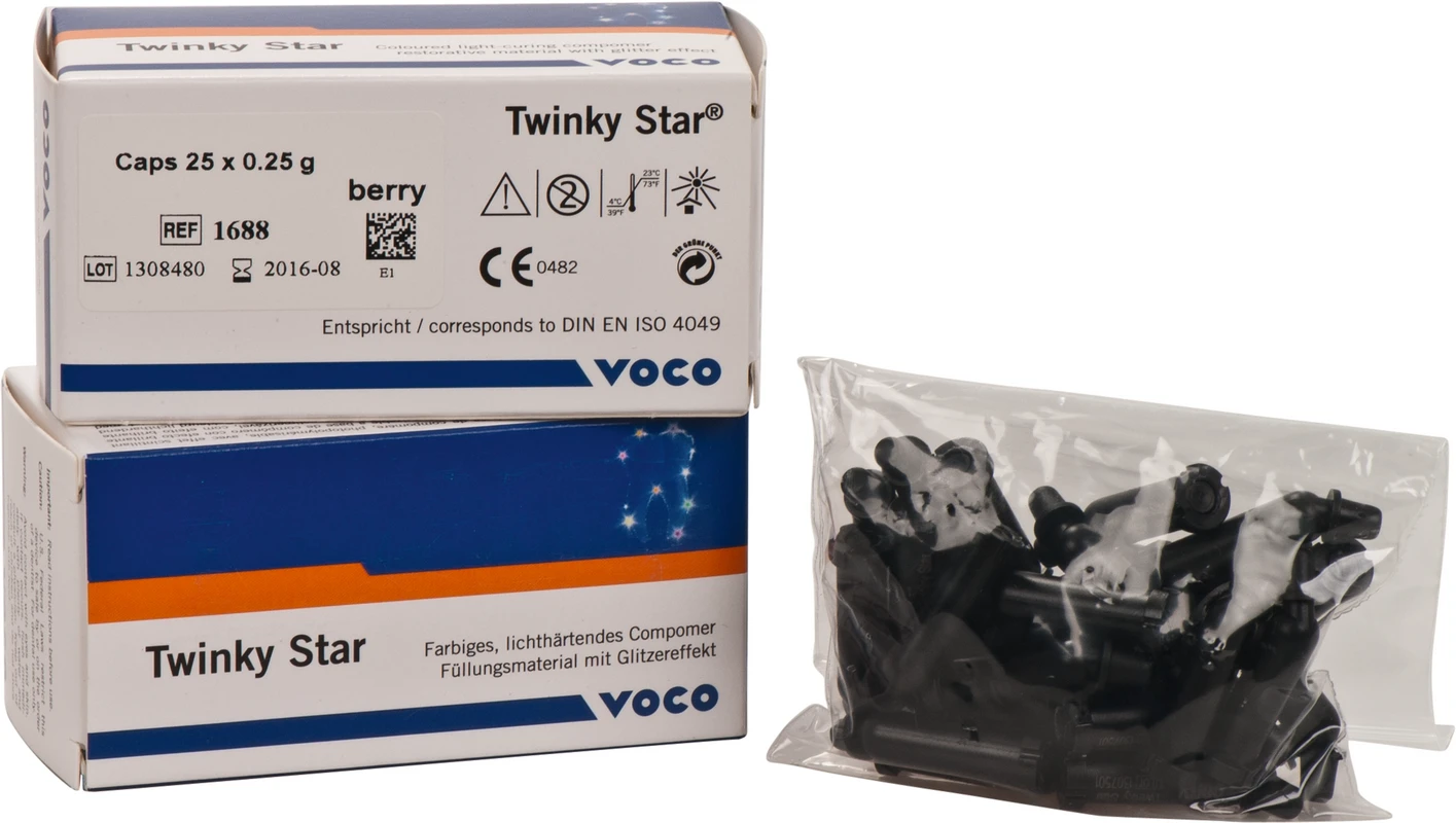 Twinky Star Packung 25 x 0,25 g Cap berry