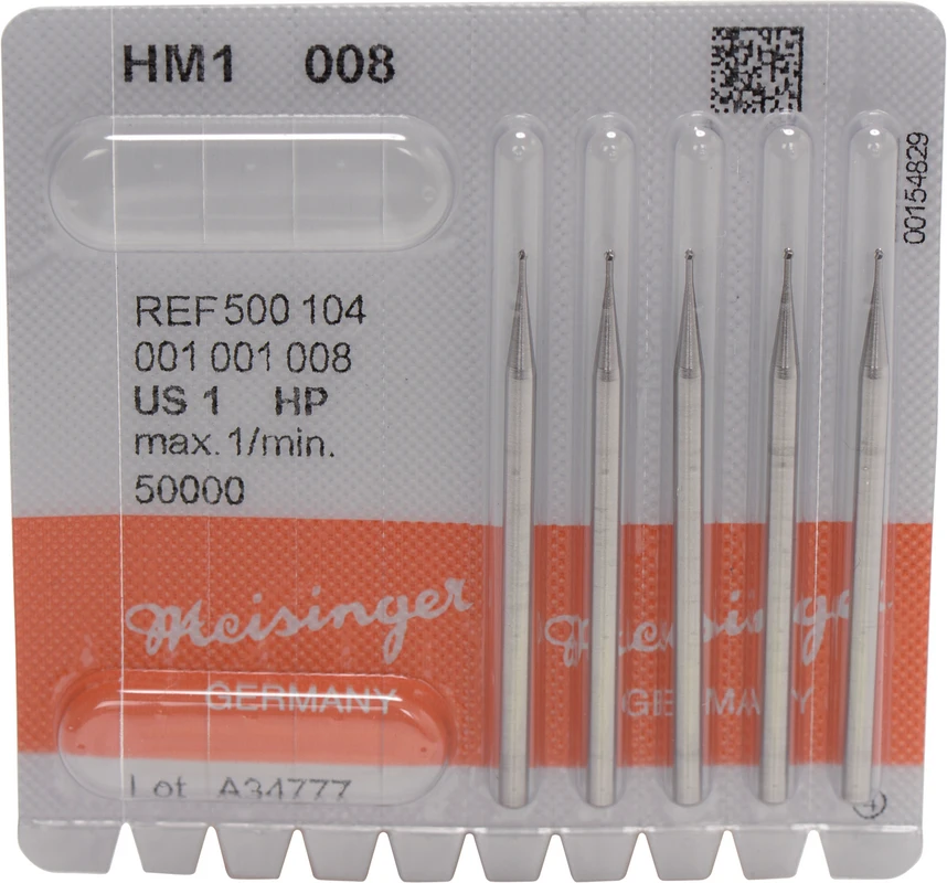 HM-Bohrer 1 Packung 5 Stück HP, Figur 001, ISO 008