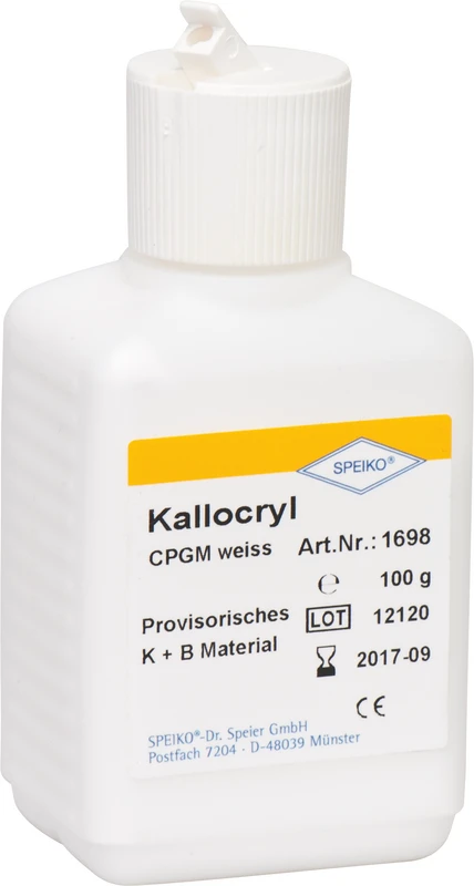 Kallocryl® CPGM zahnfarbig Flasche 100 g Pulver wei