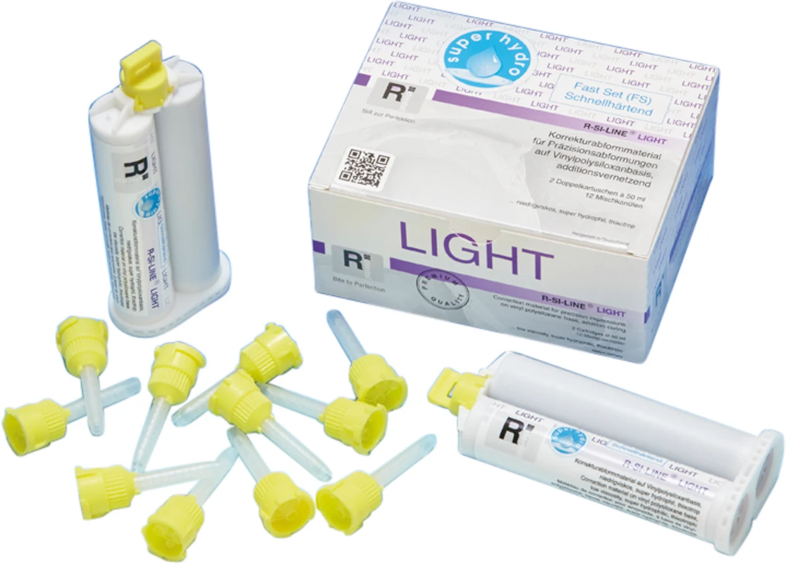 R-SI-LINE® LIGHT SH FS Packung 2 x 50 ml inklusive 12 Mischkanülen LN