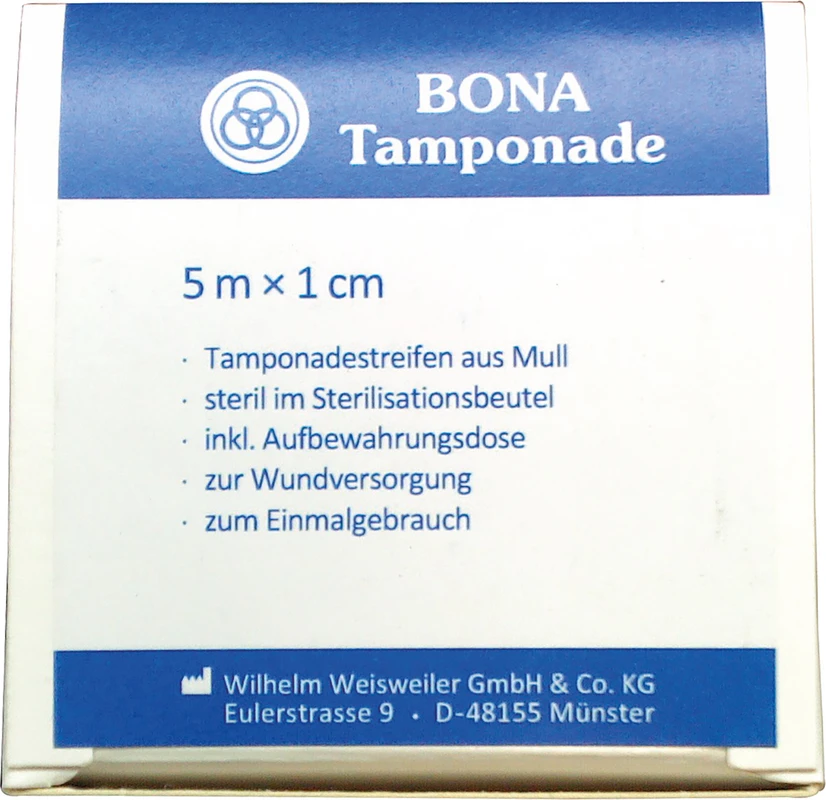 BONA Tamponade Packung 5 m Tamponade, 1 cm