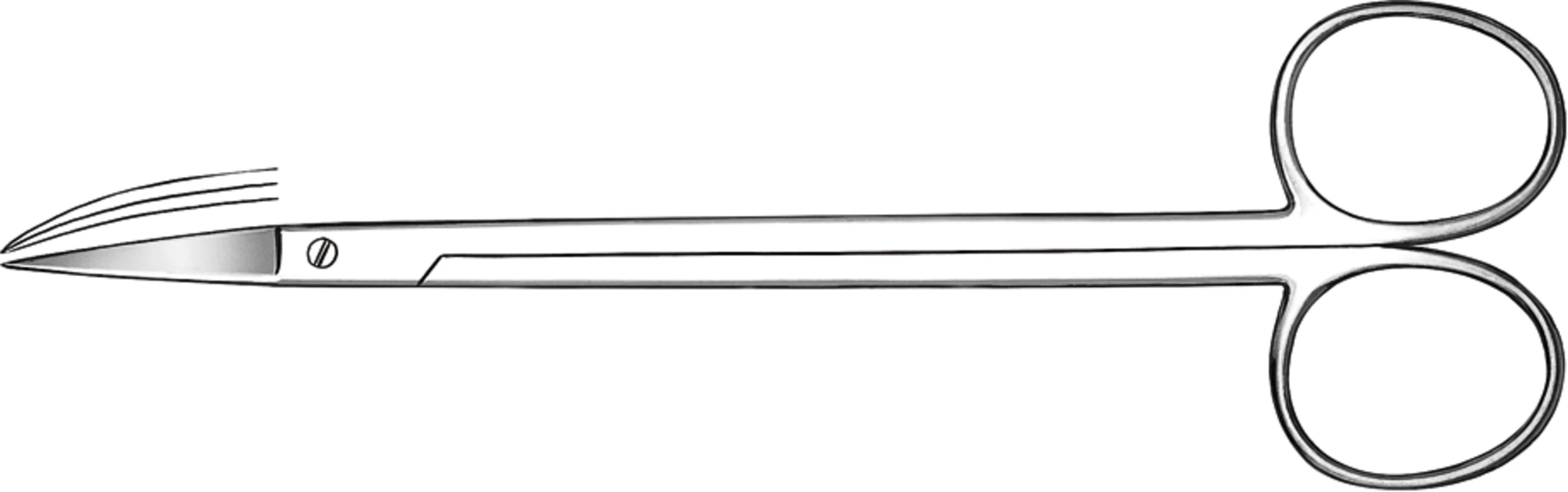 Zahnfleischschere nach Kelly Stück 840, 160 mm, gebogen