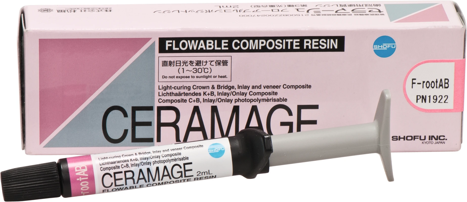 CERAMAGE Spritze 2 ml Komposit flowable F-rootAB