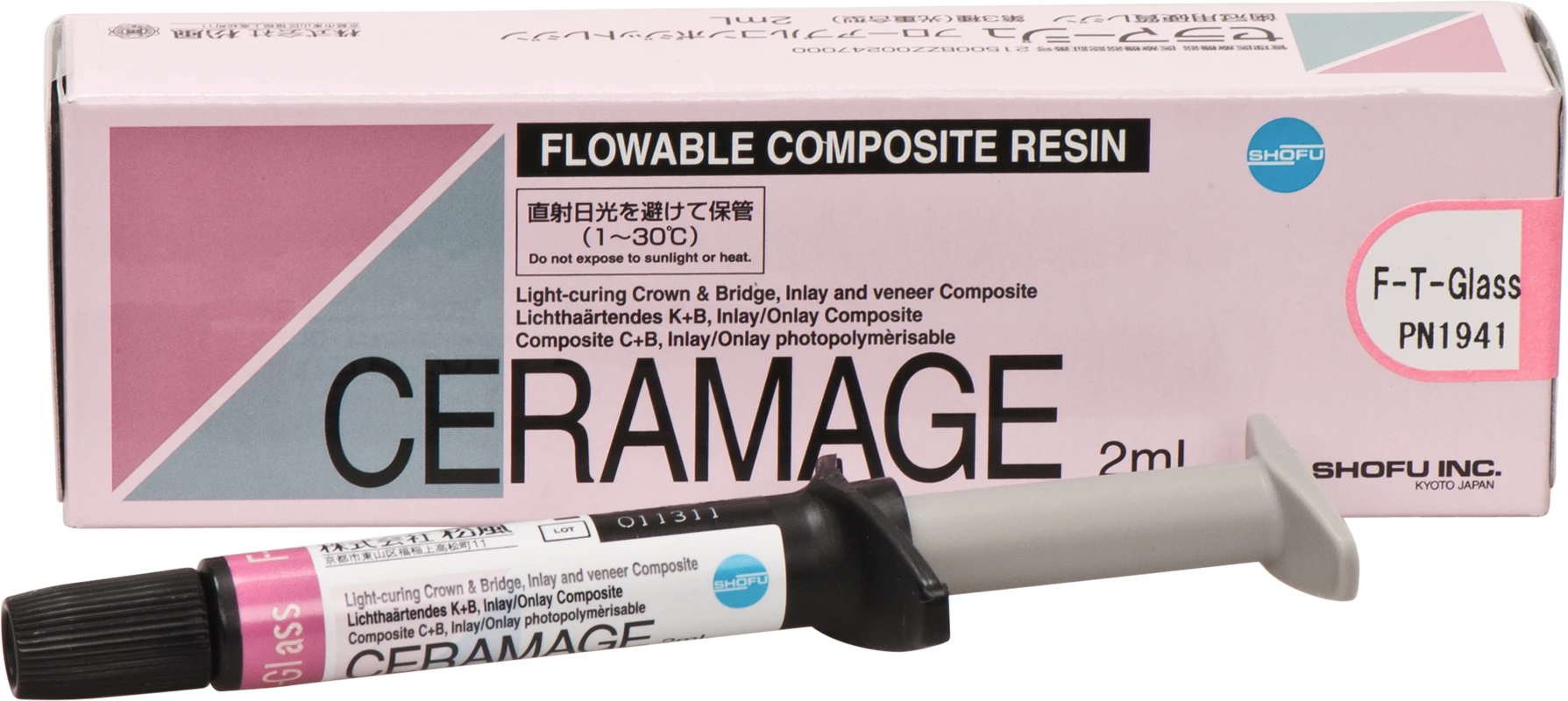 CERAMAGE Spritze 2 ml Komposit flowable F-T-Glass