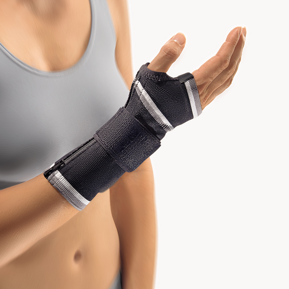 BORT ManuZip® Eco Handgelenkbandage schwarz