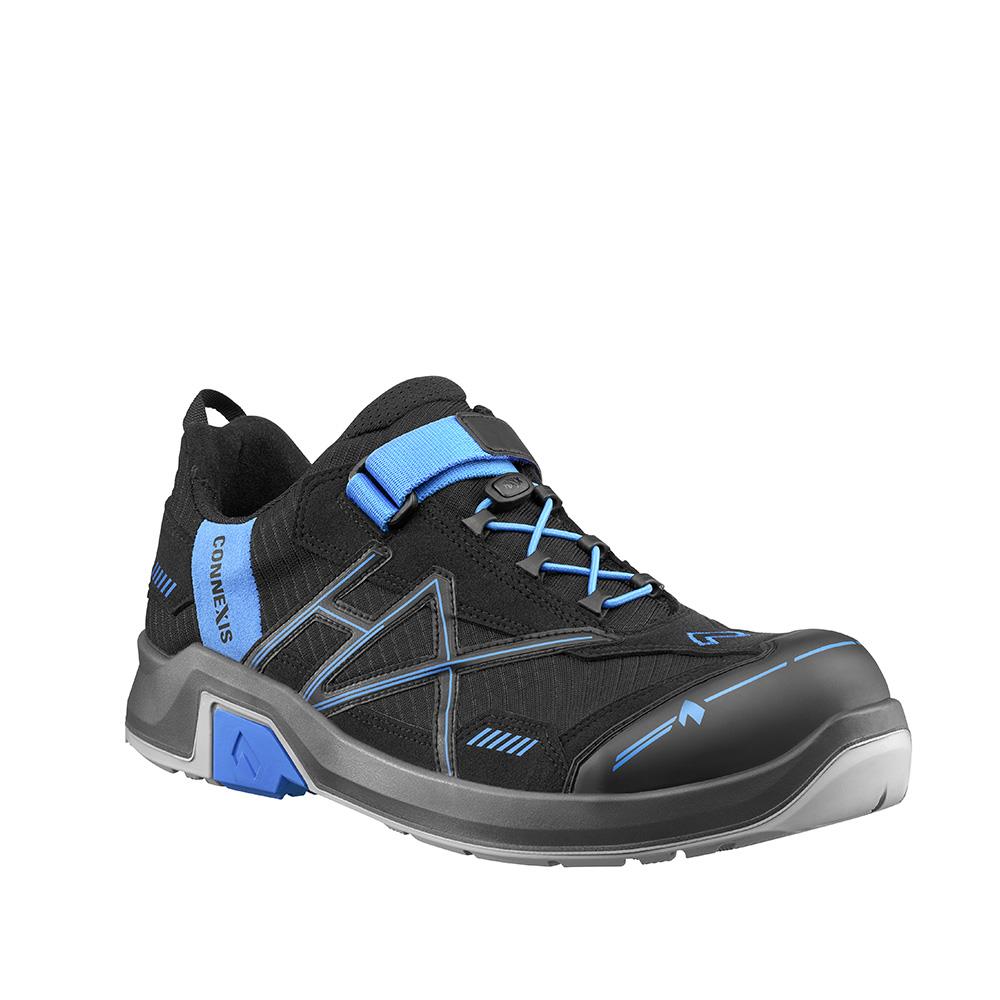 Sicherheitsschuhe HAIX CONNEXIS Safety T S1 low/black-blue, Größe UK 11.5 / EU 47