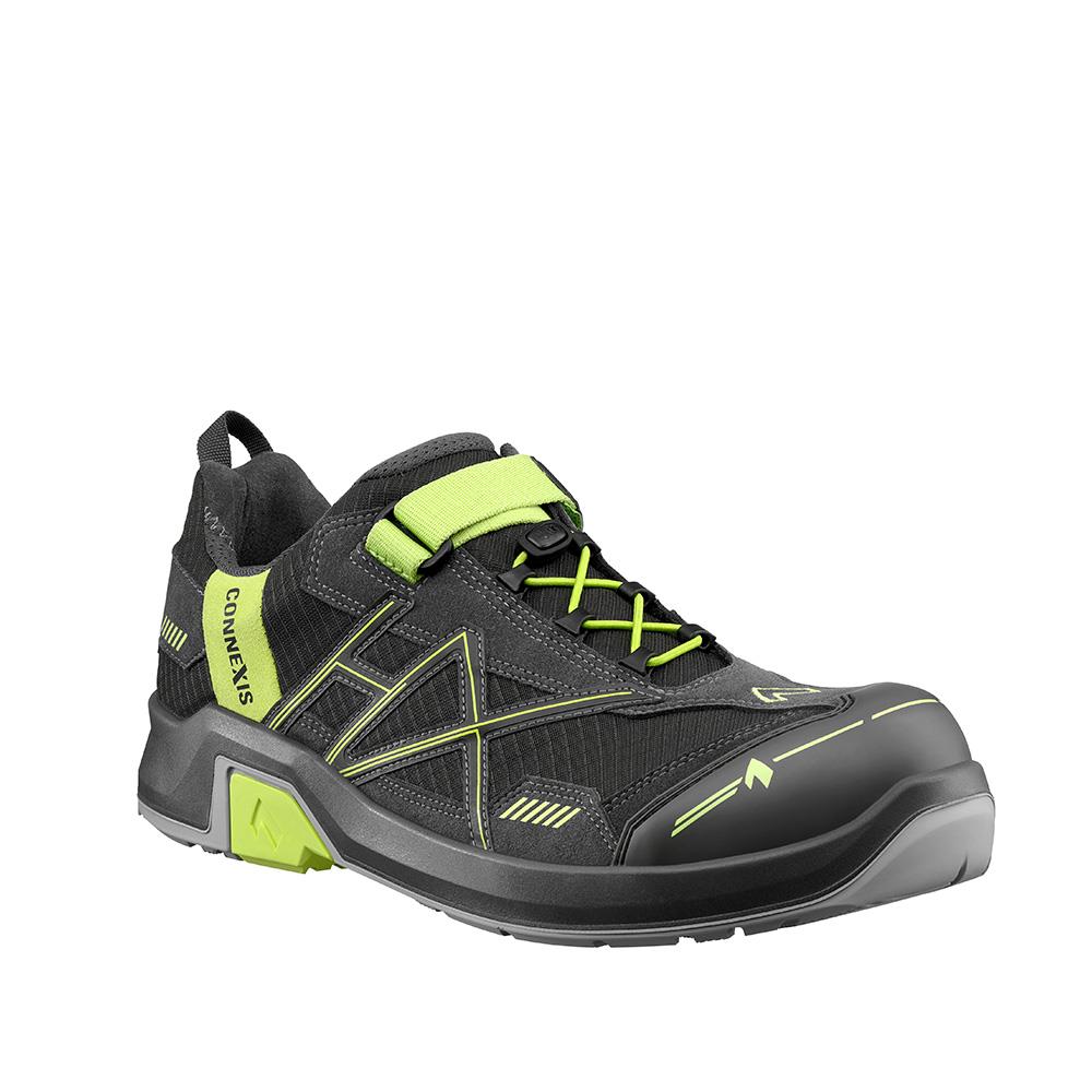 Sicherheitsschuhe HAIX CONNEXIS Safety T S1 low/grey-citrus, Größe UK 11.5 / EU 47