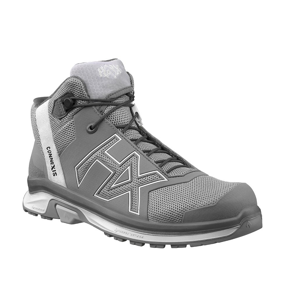 Freizeitschuhe HAIX CONNEXIS Go GTX Ws mid silver-snow, Größe UK 9.0 / EU 43