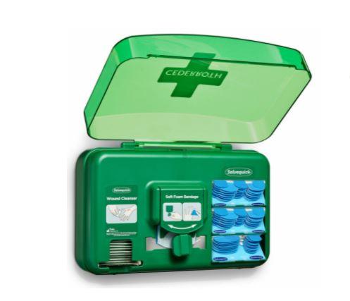 Wundversorgungsstation Cederroth Wound Care Dispenser BLUE (Pflasterspender PLUS)