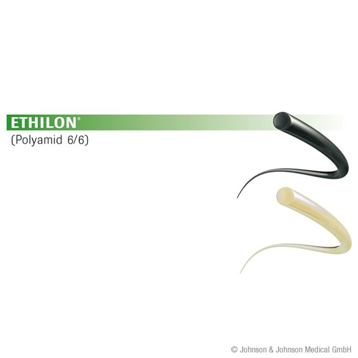 ETHILON BV1 7/0=0,5 schwarz monofil ETH EH7446H