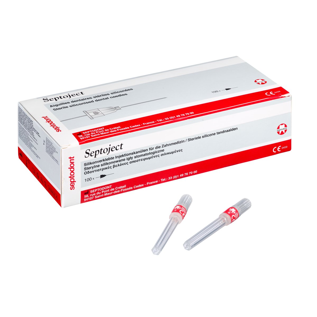 Septoject G25, lang 0,5 x 42 mm, Packung à 100 Kanülen