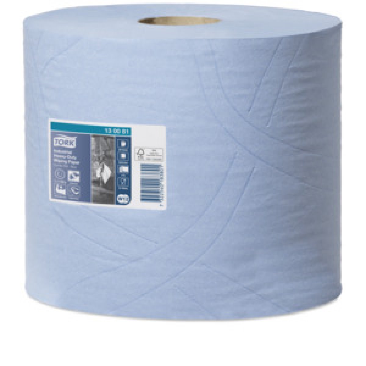 Tork Extra Starke Industrie Papierwischtücher Premium, blau, 3-lagig, 119 m, 2 Rollen