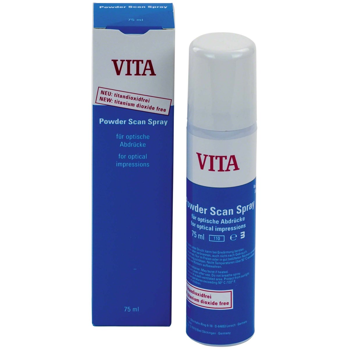 VITA Powder Scan Spray, Pigmentsuspension, Flasche à 75 ml