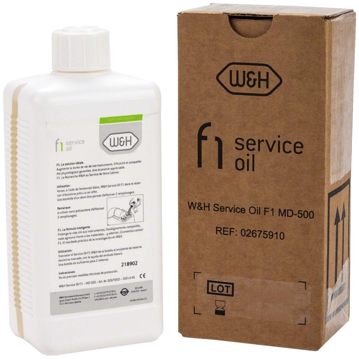 MD-500 Service Öl F1, für Assistina 301 plus, Flasche à 500 ml