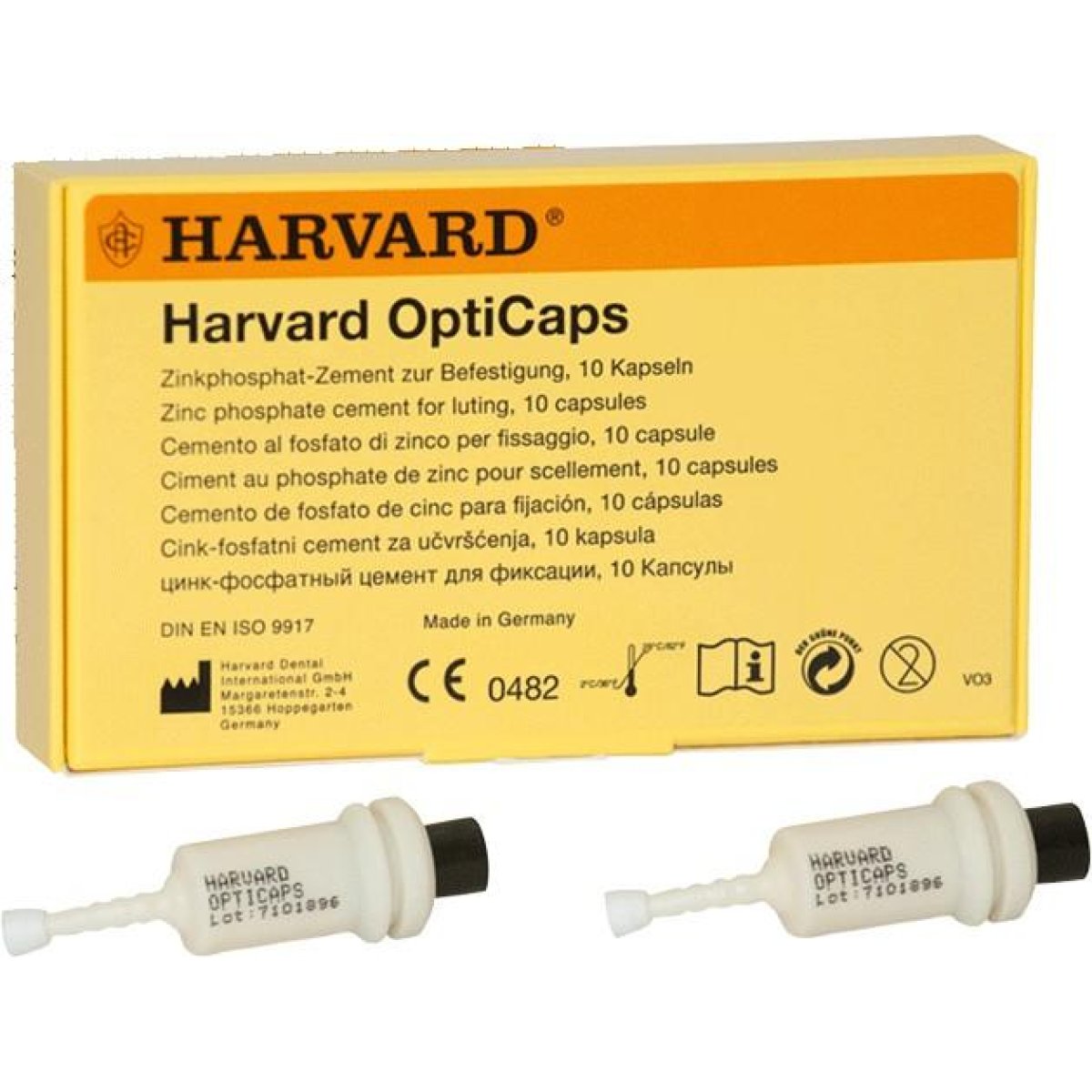 HARVARD OPTICAPS 10 Stück