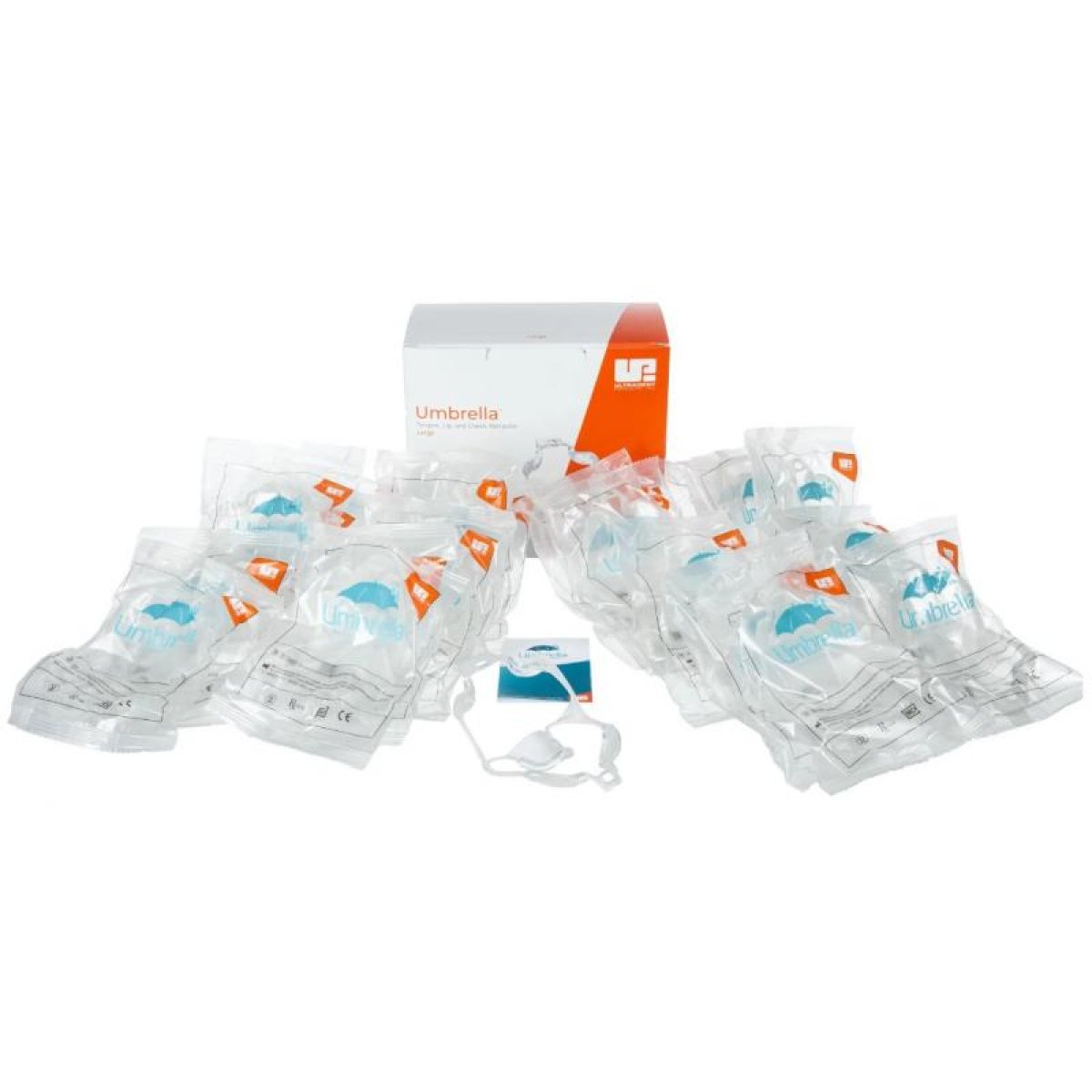 Umbrella Cheek Retractor Large 1 Packung a‘ 20 Stück