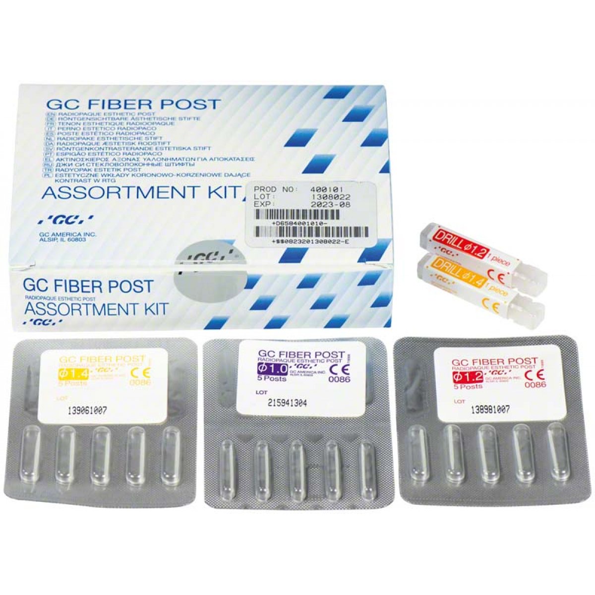 GC Fiber Post Sortiment